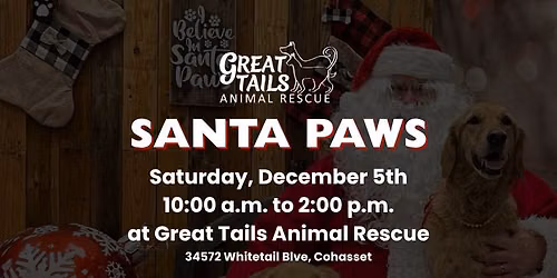 Great Tails Animal Rescue\u2019s Santa Paws