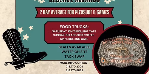 Fergus Falls Saddle Club 2 Day Buckle Show