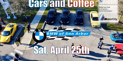 Cars and Coffee at the BRAND NEW BMW of Ann Arbor