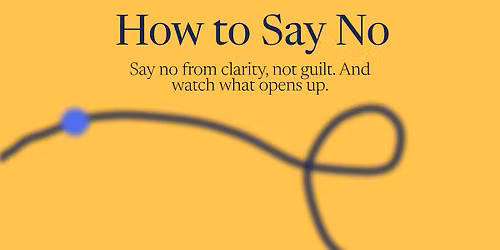 How to Say No