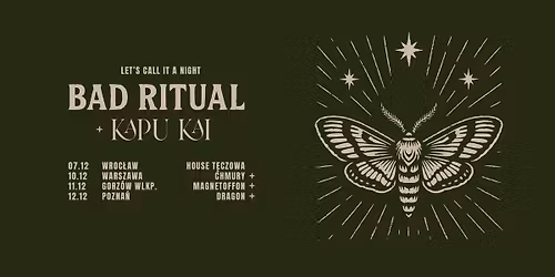 Koncert BAD RITUAL + KAPU KAI