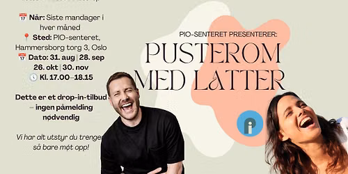 Pusterom med latter \u2013 for p\u00e5r\u00f8rende