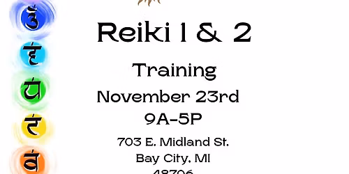 Reiki 1 & 2 Certificate Training 