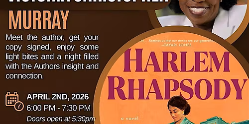 In Conversation With Victoria Christopher Murray