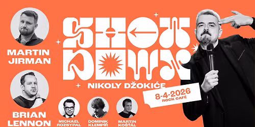 Comedy SHOWDOWN Nikoly | Praha | Rock Caf\u00e9