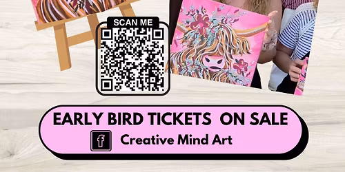 \ud83e\ude77 FURY PINK COW PAINTING NIGHT \ud83e\ude77