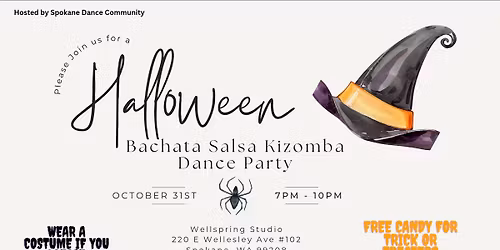 Halloween Edition Kizomba Bachata Salsa Dance Social