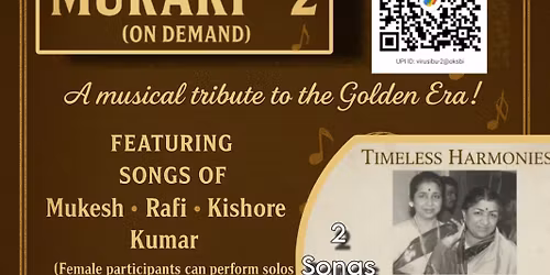 MURAKI 2 (MUKESH RAFI KISHOR) KARAOKE E VENT
