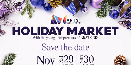 The Arts Whistler Holiday Market