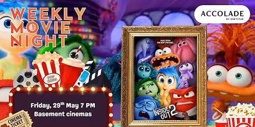 Movie Night: Inside Out 2 (2024)- ACCOLADE ON MOORE RESIDENTS ONLY