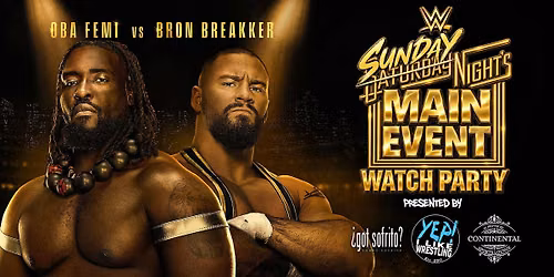 WWE Sunday Night's Main Event Watch Party at Continental Sports Lounge