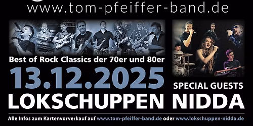 Tom Pfeiffer Band & Friends im Lokschuppen Nidda