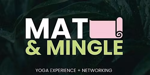 RSVP through Sweatpals: Mat & Mingle
