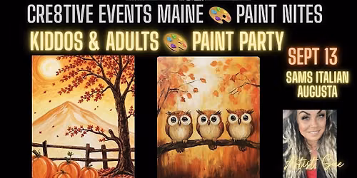 Kiddos & Adults Paint Party - Sam\u2019s Italian - AUGUSTA