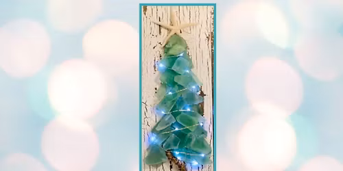 Make Your Own Sea Glass Tree On A Plank