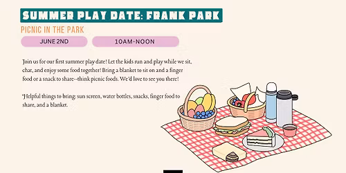 Summer Play Date: Picnic in the Park