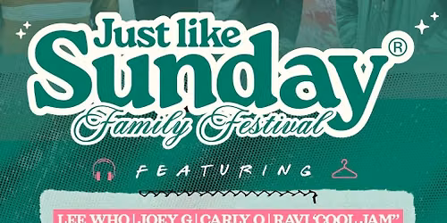 Just like Sunday Family Festival | 21st June | Open to all ages | Maracan\u00e0, Sandton