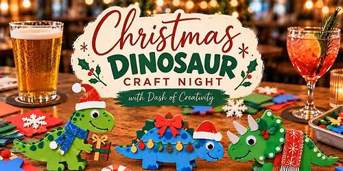 Christmas Dinosaur Craft Night at Stark Brewing Company