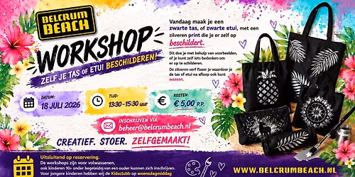 Workshop zwarte tassen schilderen met zilveren verf