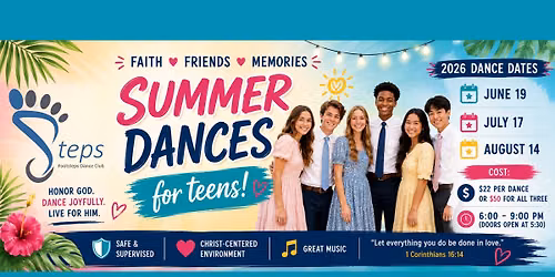 FootSteps Dance Club Summer Dances for Teens