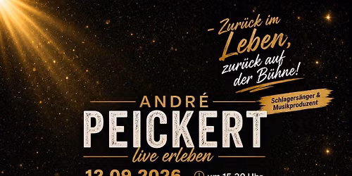 "Zur\u00fcck im Leben, zur\u00fcck auf der B\u00fchne" - ANDR\u00c9 PEICKERT *Das Konzert* \ud83c\udfb6
