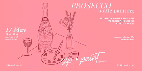 Prosecco Bottle Painting Workshop\ud83c\udfa8\ud83e\udd42