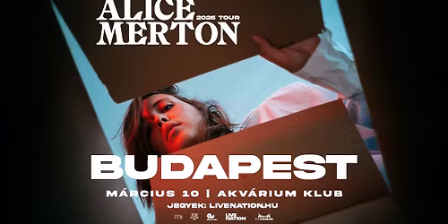 Alice Merton | Budapest 2026