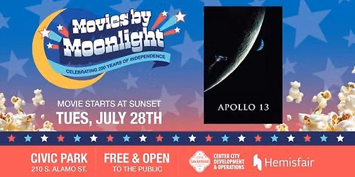 Movies by Moonlight at Hemisfair: Apollo 13