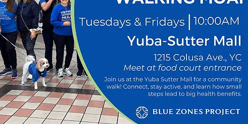 Mall Walking Moai Tuesday at the Yuba City Mall with BZPYS!