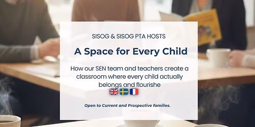 21 May: Positive Learning Environment for All