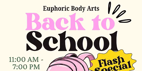 Back to school flash special! 