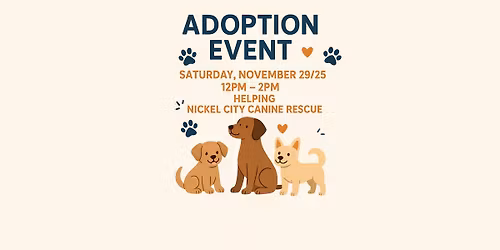 Adoption Event with Nickel City Canine Rescue