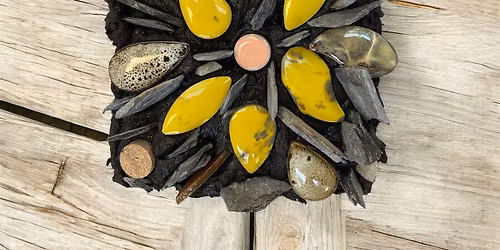 Rustic Abstract Slate Mosaic Workshop