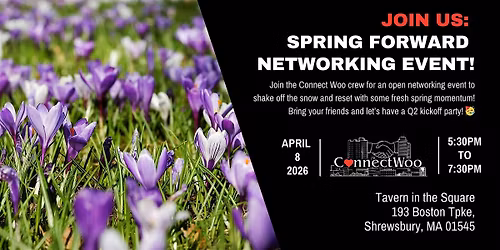 Spring Forward Networking Event | Connect Woo
