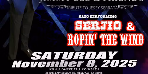 \ud83c\udfa4 JIMMY LEE & FRIENDS LIVE AT MUSTANG LOUNGE, With Special Guests Sergio & Ropin\u2019 The Wind!