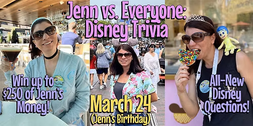 Jenn vs. Everyone: Disney Trivia at the Brit Almaden!
