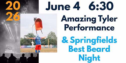 Amazing Tyler Performance & Springfields Best Beard Night