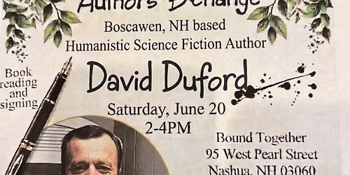 Local Author Q&A David Duford