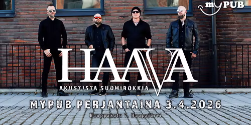 Haava Soittaa Akustista Suomirokkia MyPub:ssa 3.4.2026