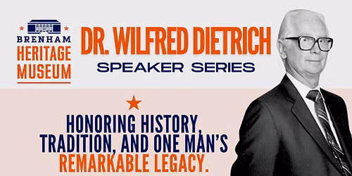 Dr. Wilfred Dietrich Speaker Series
