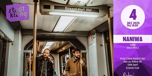 \u00abstadtklang\u00bb w\/ NANIWA | live @ Ruby Caire Hotel & Bar