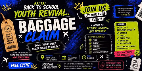 J.C.T.C Back To School Youth Revival