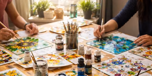 Glass Painting Workshop with Wild Garden Cam