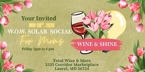 W.O.W. Solar Social Wine and Shine