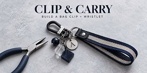 Clip & Carry: Build a Bag Clip + Wristlet