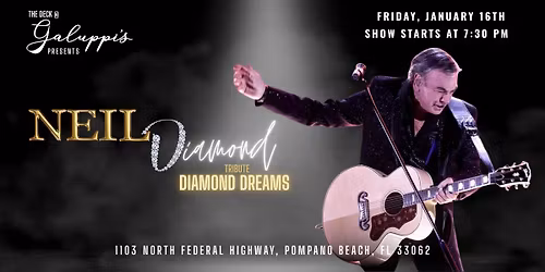 Neil Diamond Tribute - Diamond Dreams Performing Live at Galuppi's
