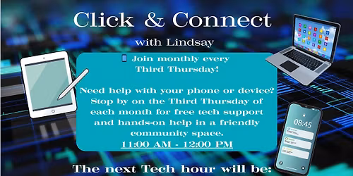 SAVE THE DATE! - Click & Connect with Lindsay!
