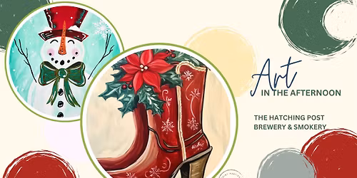 ART IN THE AFTERNOON AT HATCHING POST BREWERY & SMOKERY