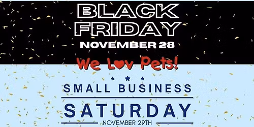 Black Friday and Small Business Saturday
