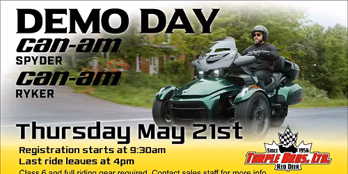 Can-Am Spyder Demo Day